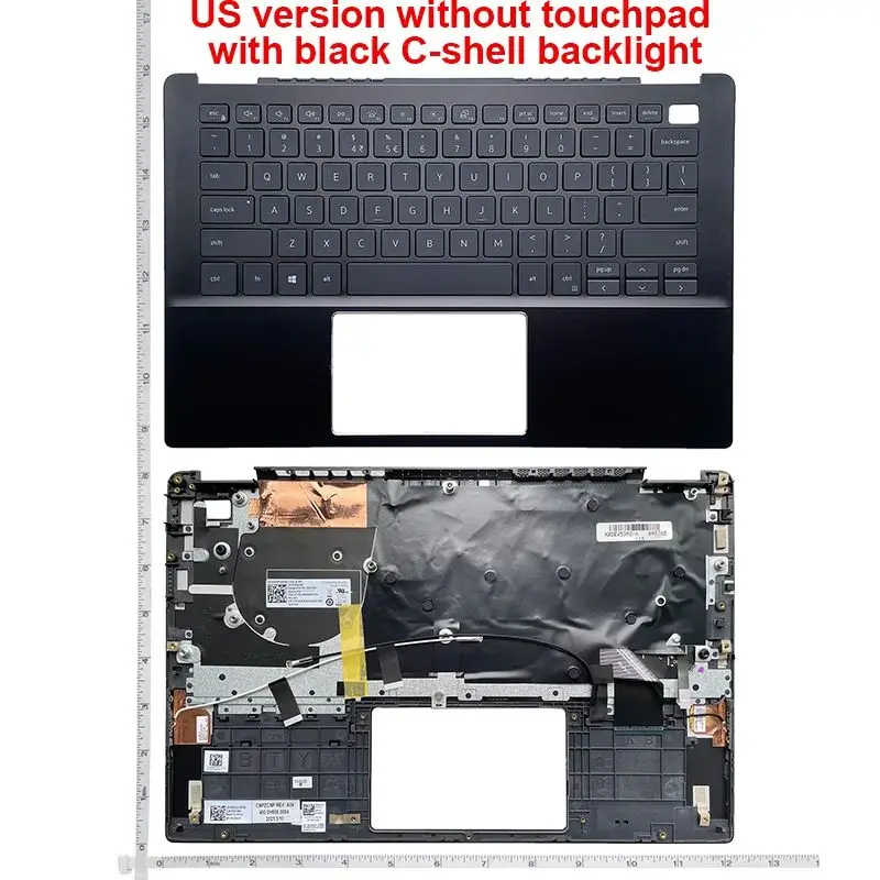

US NEW Laptop For Dell Vostro 5390 5391 V5391 V5390 Latitude 3301 Black C Shell Cover Upper Palmrest Keyboard Backlight 0X4GC4
