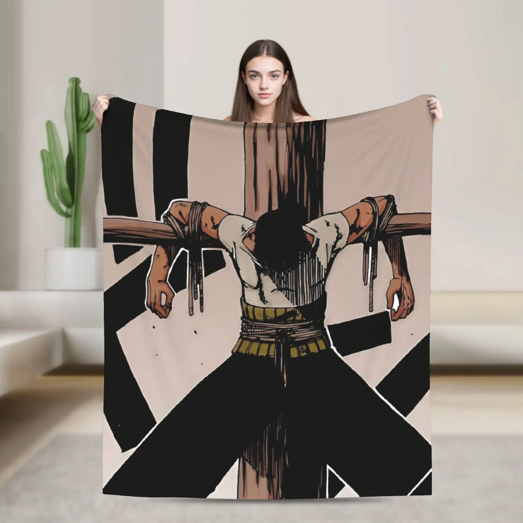 

Цельное одеяло Ророноа Зоро, плюшевые забавные дышащие пледы для покрытия зимы