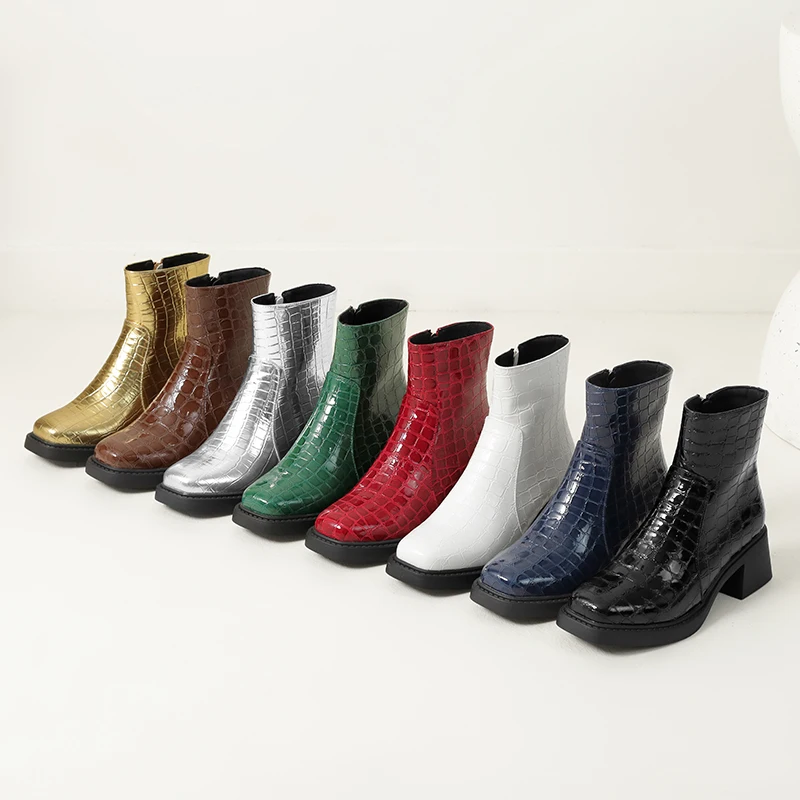 talla-grande-41-42-43-gotico-punk-patron-de-cocodrilo-botines-de-mujer-tacones-altos-gruesos-botines-de-motocicleta-con-cremallera-zapatos-dorados-y-verdes