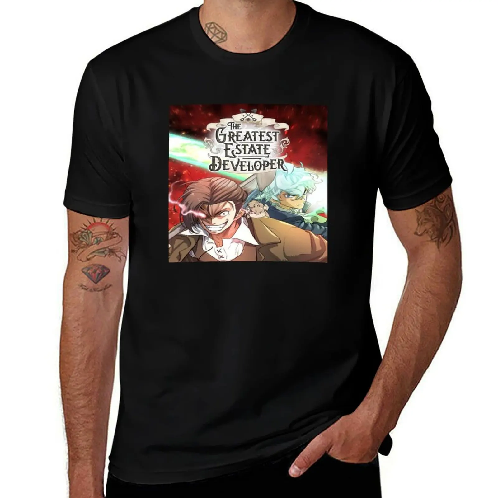 

The Greatest Estate Developer T-Shirt Retro Style Print Casual Top