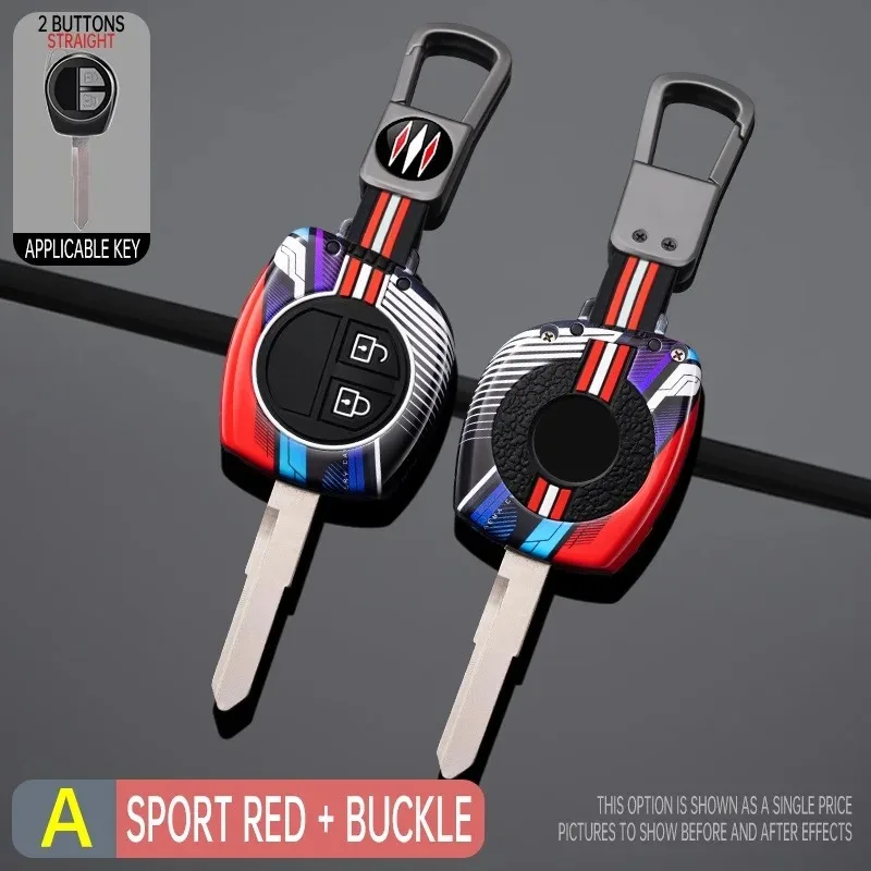 

Metal + silicone Car Key Case Cover Shell For Suzuki Swift Grand Liana SX4 Window Vitara Amagatarai Keychain Accessories 2015