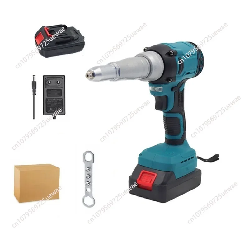 Brushless Electric Riveting Gun Automatic Charging Rivet Core Pulling Manual Household Riveting Gun tools remachadora