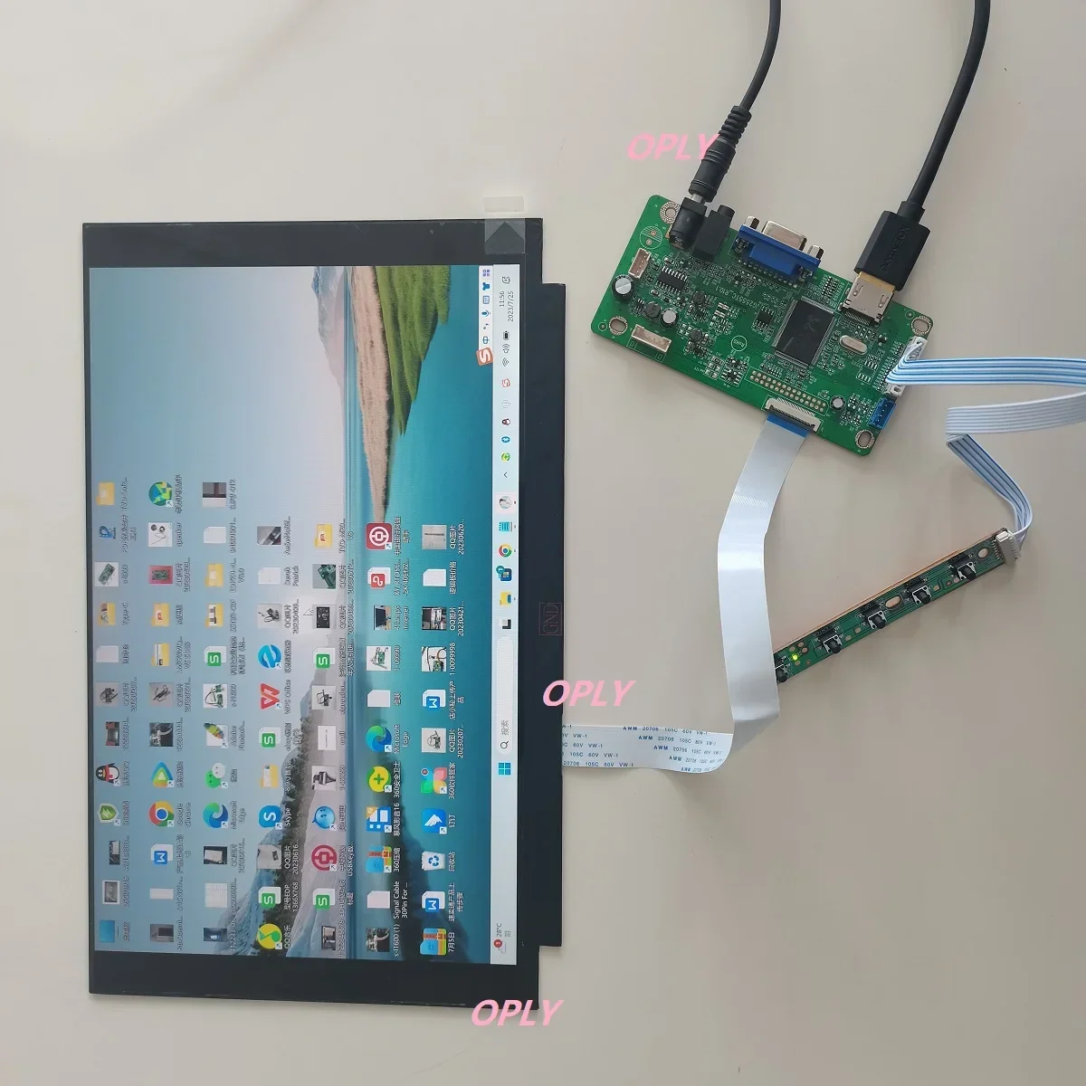 VGA HDMI-متوافق عدة ل N156BGA-EB3 N156BGA-EA2 N156BGA-EA3 لوحة تحكم EDP LCD LED لوحة 15.6 "1366x768 30pin WLED #5
