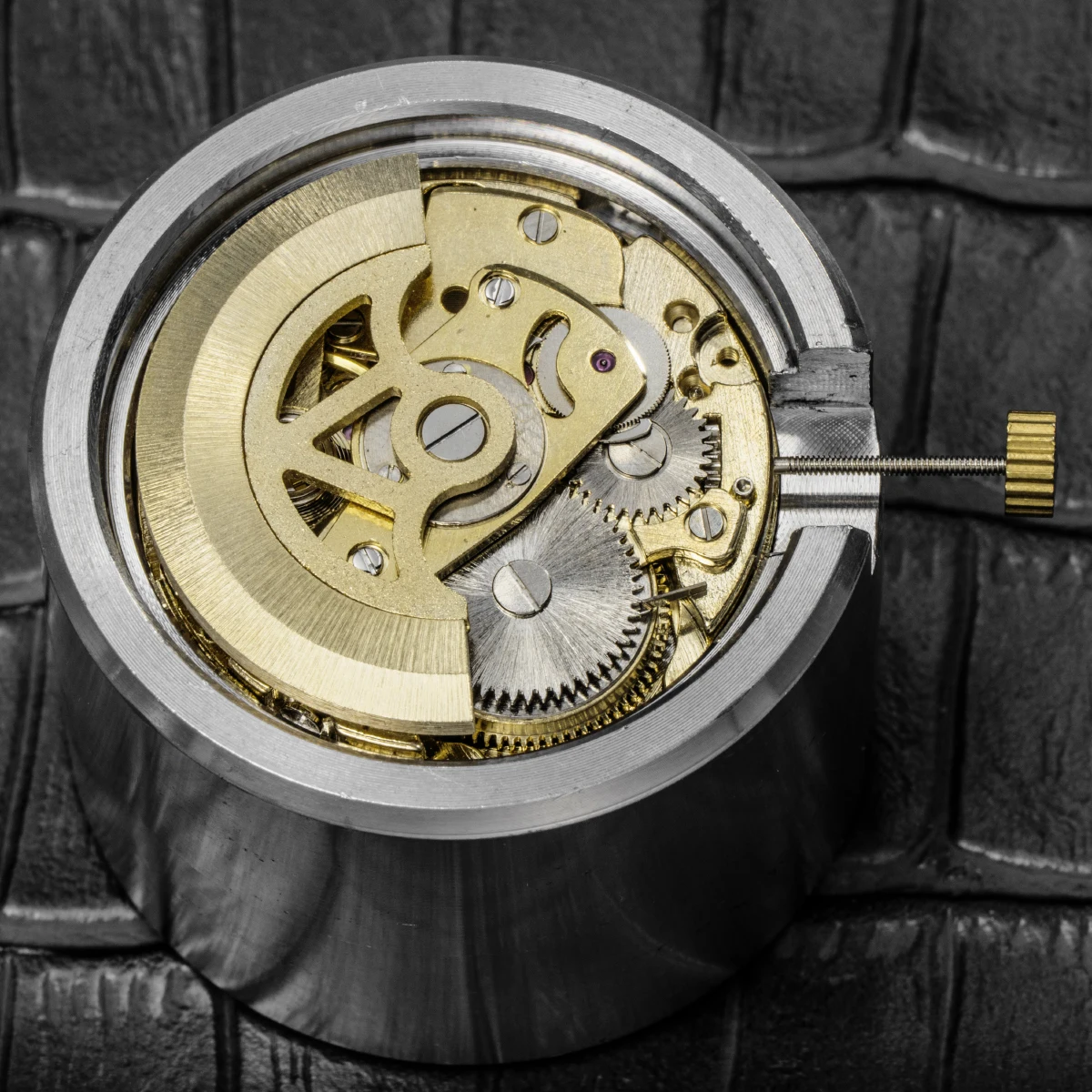 Złoty Szkieletowy Mechanizm Ze – Skeleton Mechanical Watch recenzja i cena