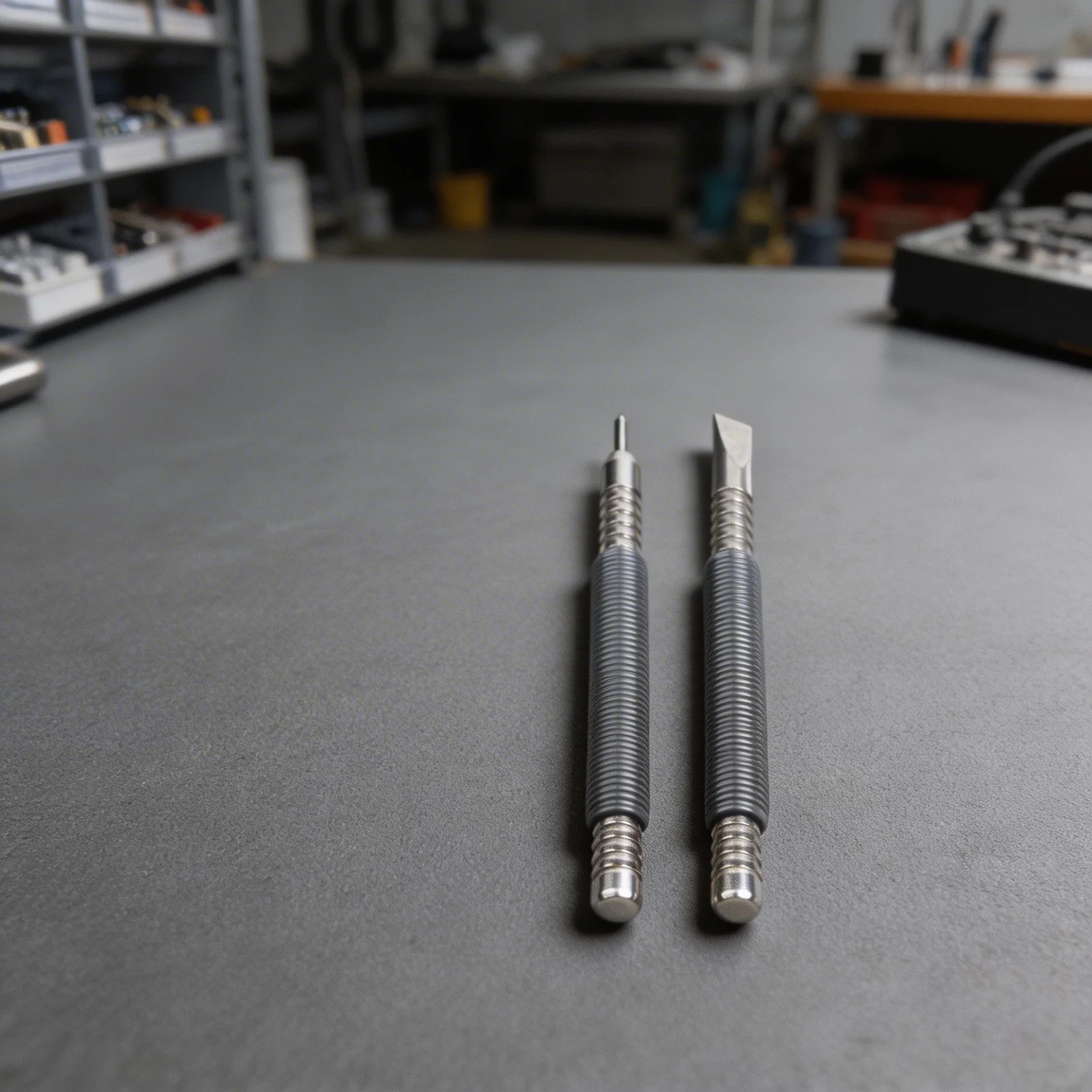 深く凹んだ跡を残す機能を備えたハンマーフリーネイルセット、コントロールされたスポットマーキングと最大限の凹みを作るための両端パンチ
