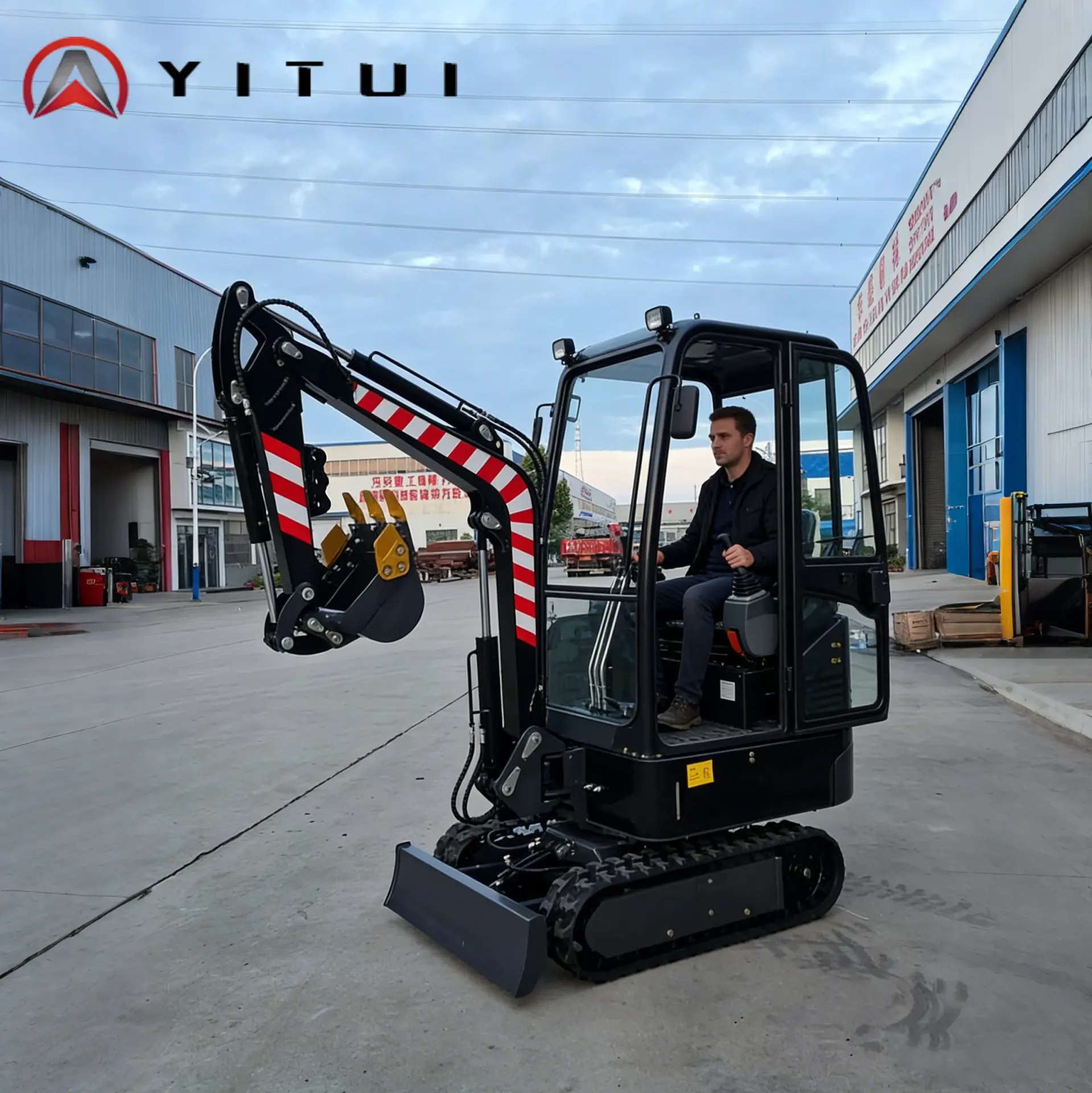 

Customized 2.0 Ton Mini Excavator Stable Operation Compact Digger with Bucket and Attachments Euro 5 CE Door to Door Delivery