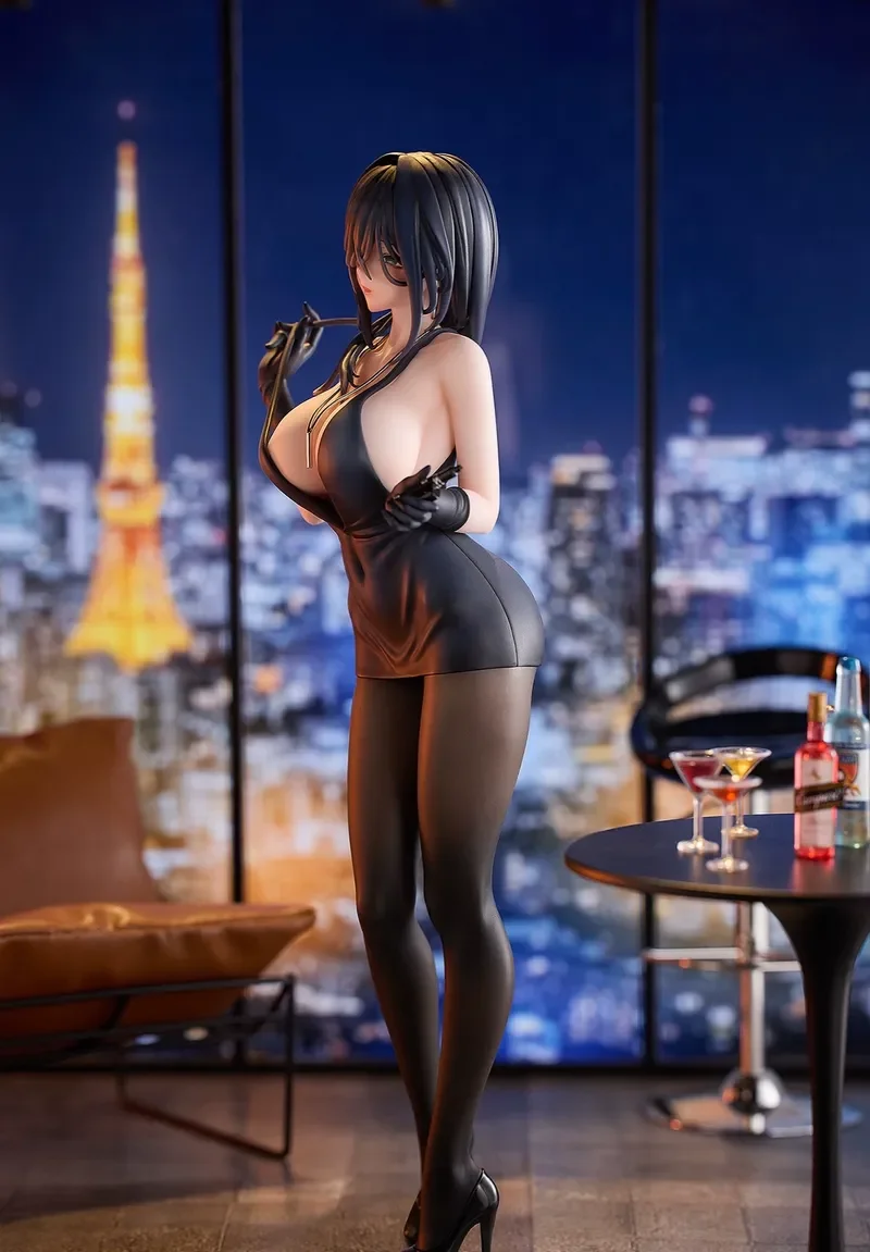 Figura de anime Yokoyama Ishimi Vestido preto Ver. 1/6 figura de ação pvc modelo brinquedos para meninos presentes caixa original em estoque ornamentos