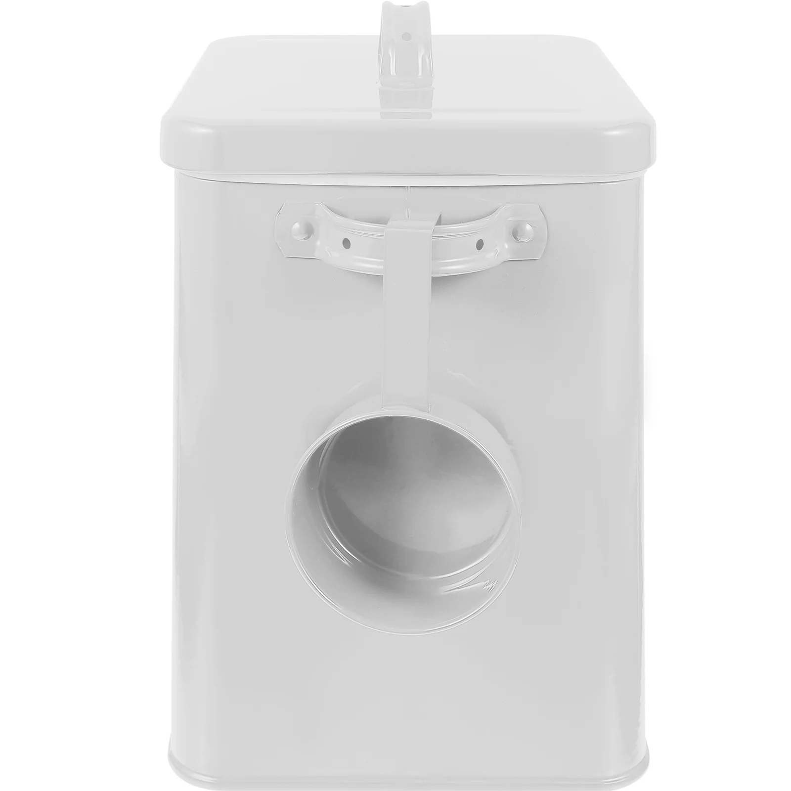 

Pet Kitchen Storage Bucket Containers for Organizing Rice 23X185X165CM Dry Food Canister Waterproof White Organizer Supply