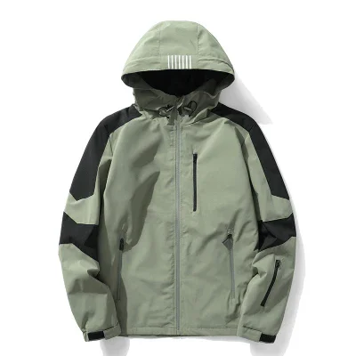 MAIDANGDI Stormtrooper Jacket, Top, Camping Rainproof Waterproof Single-layer Soft Shell Windbreaker Spring Autumn Windproof
