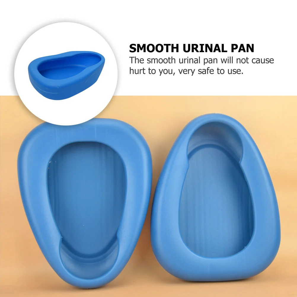 Pan Bed Bedpan Smooth Urinalfracture Portable Washable Bedridden Bathroom Pee Bariatric Container Contoured Emergency Commodes