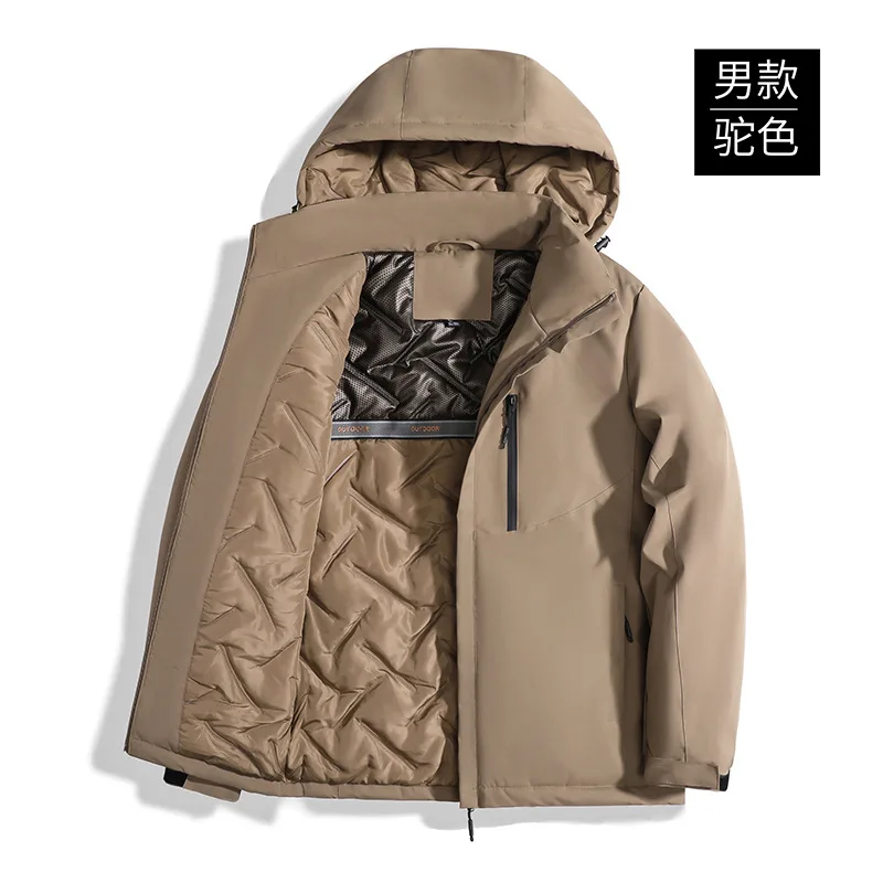 2025 Men's And Women's Cotton-Padded Jacket Warm Windproof Cold-Proof Temperature-Locking Autumn Winter Outerwear