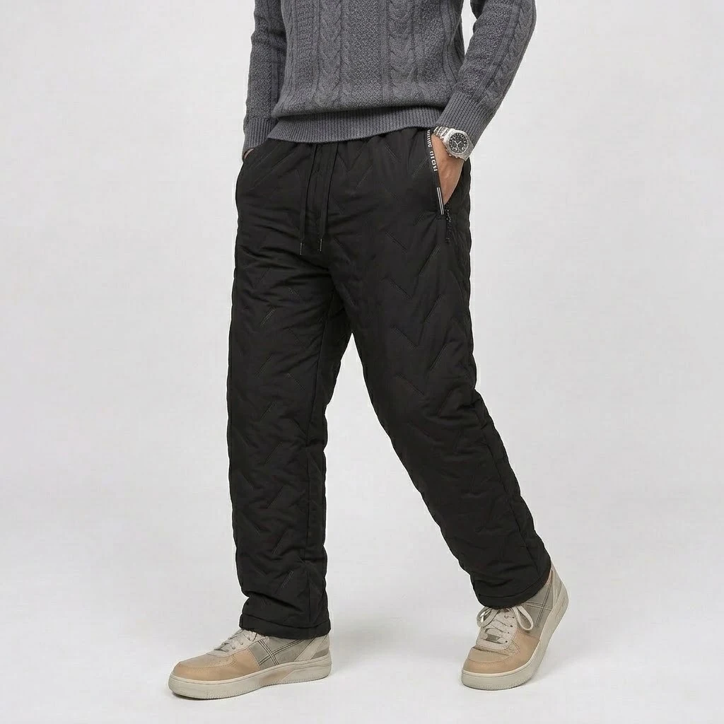 Neue Herren-Winterhose mit Sherpa-Fleece-Futter, Wasserdicht, Warm, Winddicht, Outdoor-Wanderhose, Softshell-Cargohose für kaltes Wetter – Detail 7
