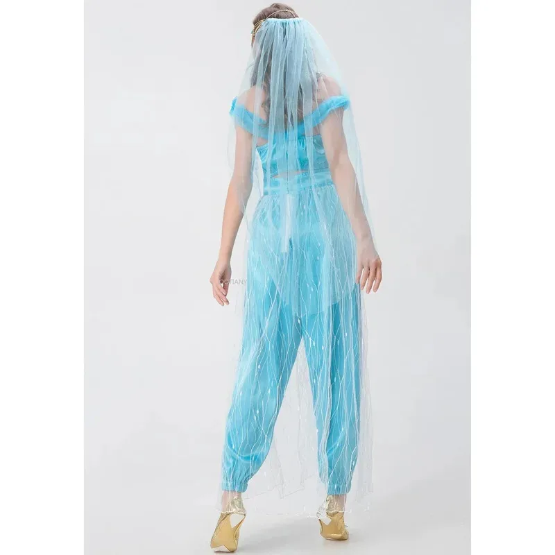 CosplayAdult Princess Up Of Aladdin The Magic Lamp Cosplay Costume Carnival Party Fancy Dress Halloween Parts;3'c,5.y;8'v, view 6