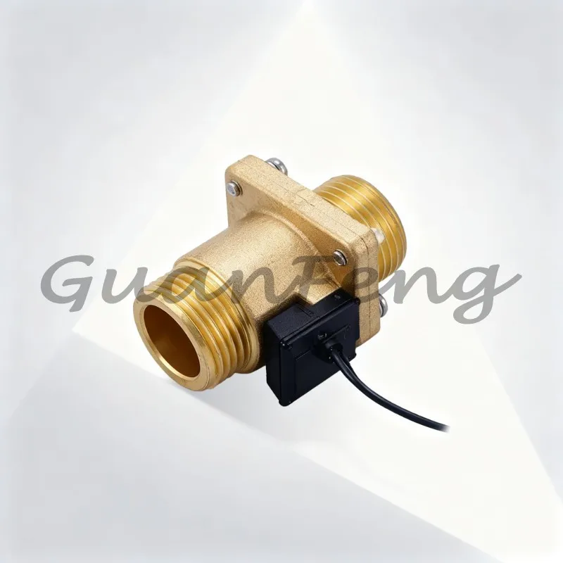 Factory Direct Brass Paddle Switch, 6 Points External Thread Water Flow Signal Sensor, 4 Minutes / 1 Inch