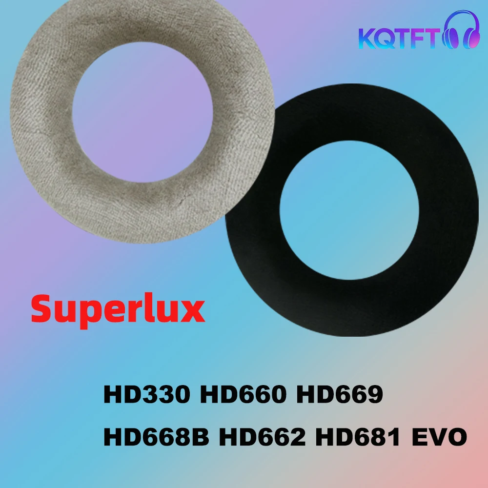 Сменные амбушюры для наушников Superlux HD330 HD660 HD669 HD668B HD662 HD681 EVO: кожаные подушечки, бархатные накладки, чехлы для наушников