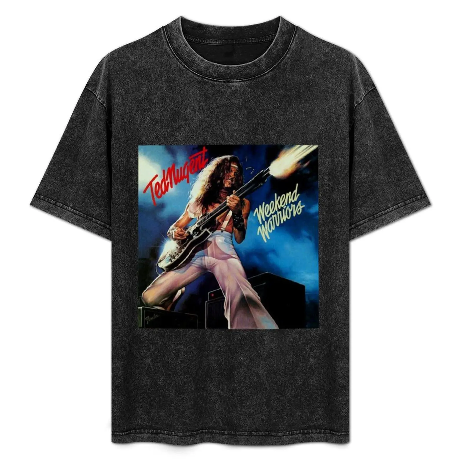 Ted Nugent Weekend Warriors T-Shirt street wear oversizeds boys whites mens big and tall t shirts