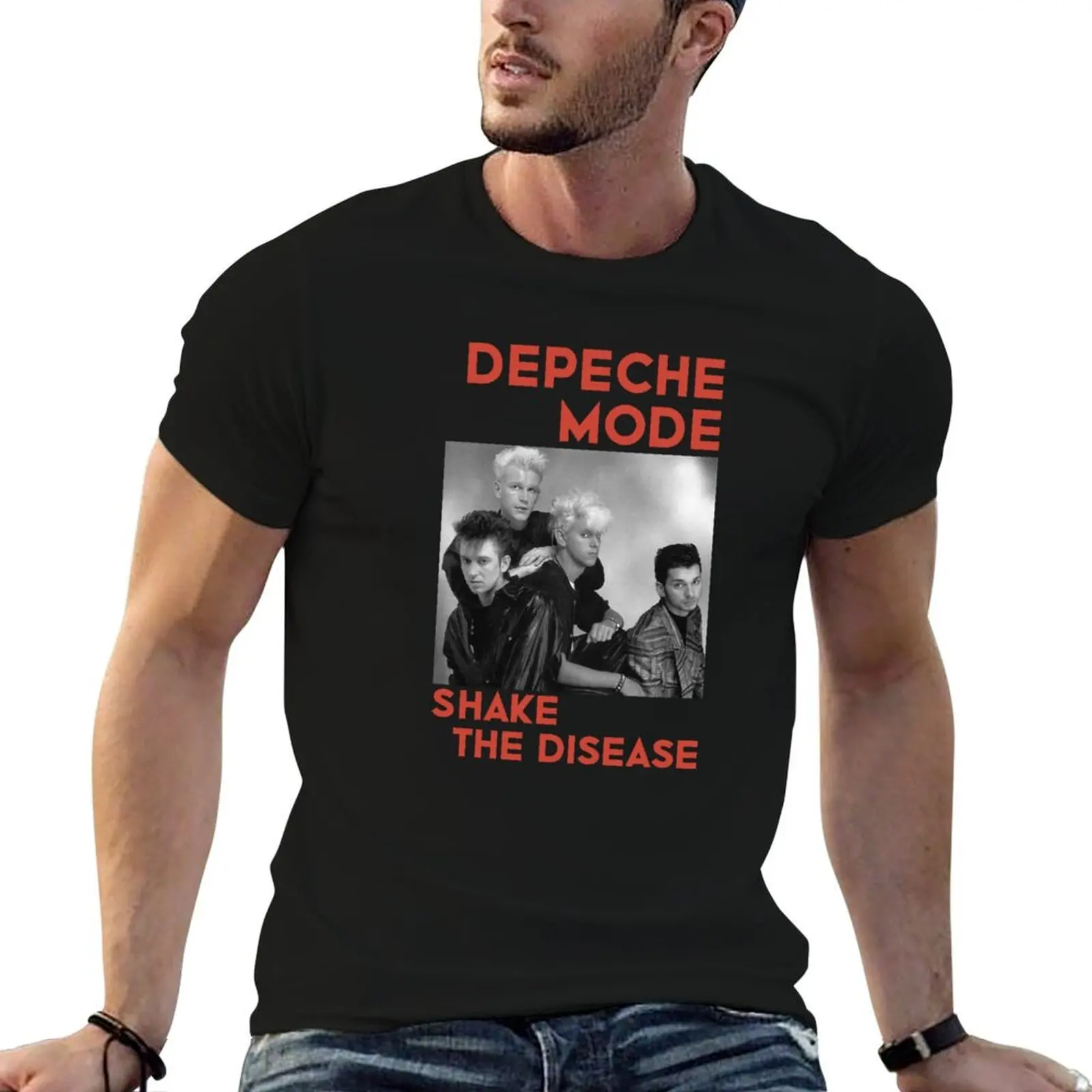 

Dépéche Móde Shake the disease T-Shirt t shirts designer t shirt man cotton T-Shirt