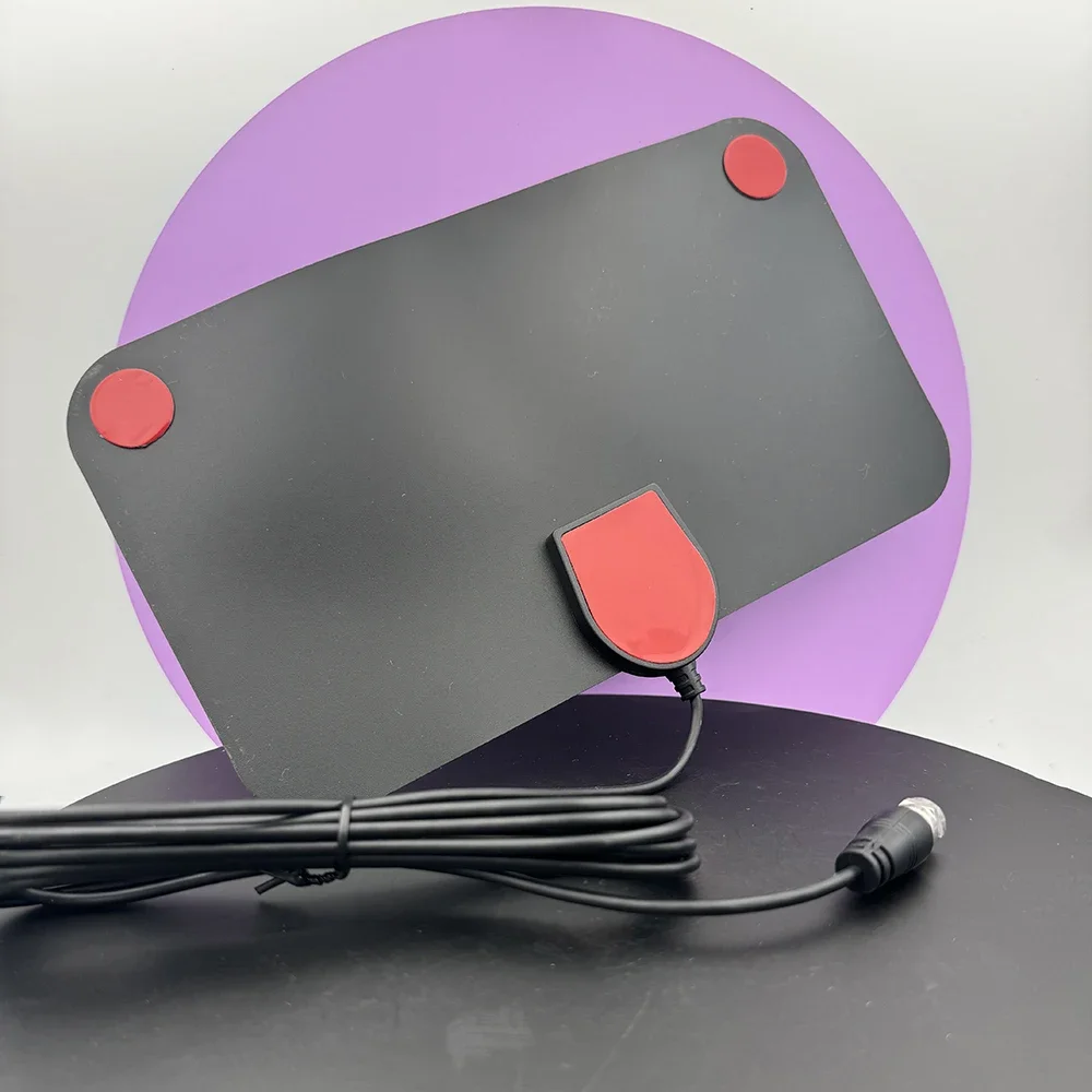 TV ad alta definizione ad alto guadagno TV digitale Box Antenna TV digitale Booster Antenna interna attiva Impostazione piatta