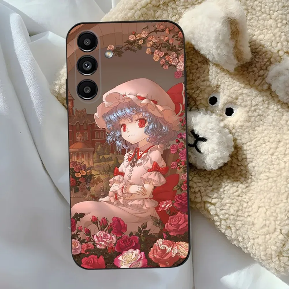 Flandre Scarlet T-TouHou Project  Phone Case For Samsung S24,23,22,30,21,10,9,Ultra,Plus,Lite,FE,5G Black Soft Case