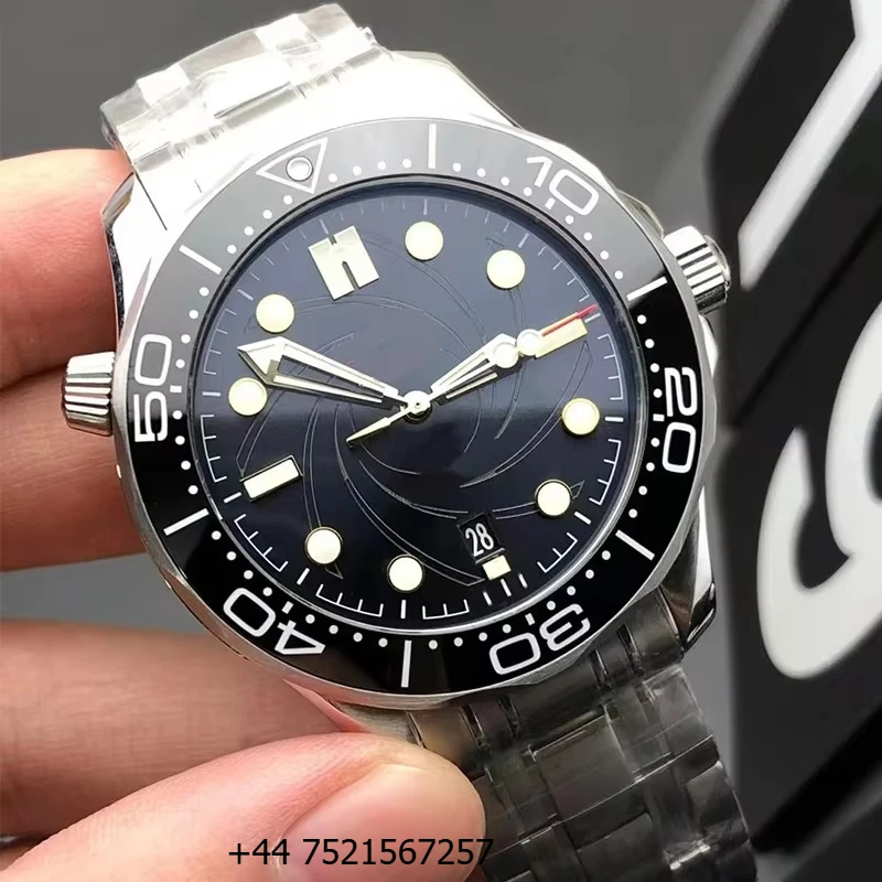 

00-Series Men's Mechanical Diving Watch 42mm Black Ceramic Bezel 8900 Automatic Movement Brushed Stainless Steel Case VS Factory