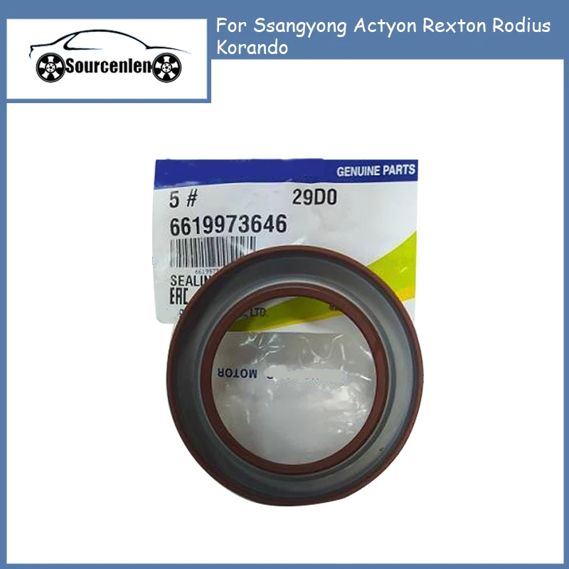 

Brand New Crankshaft Front Sealing 6619973646 For Ssangyong Actyon Rexton Rodius Korando 66199-73646