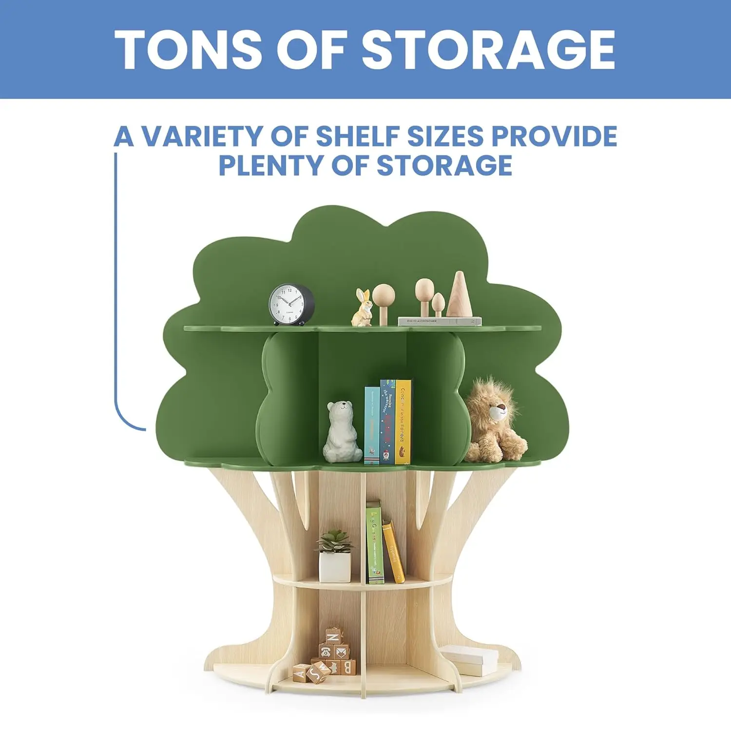 Kids Tree Bookshelf 6