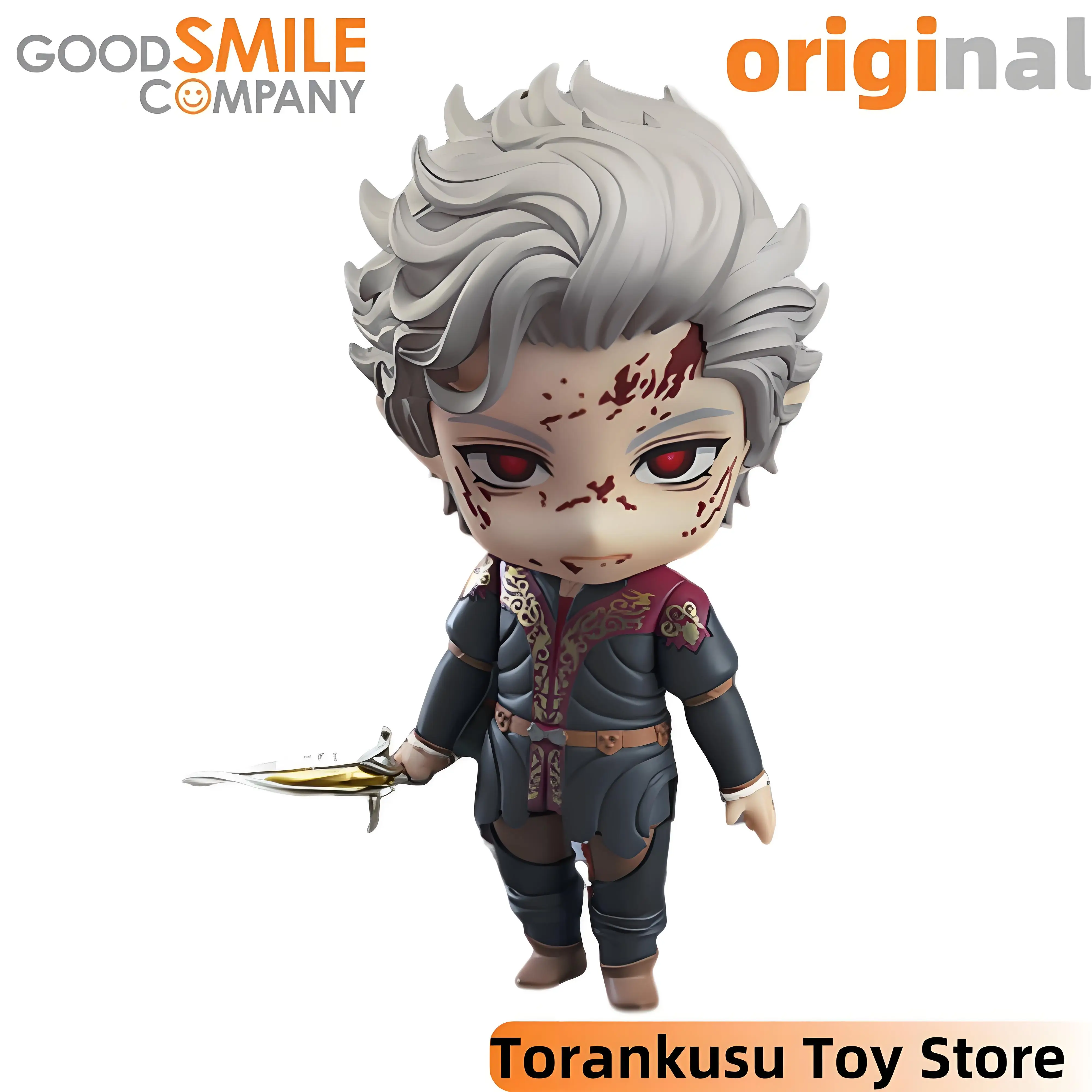 

Baldur 3 Anime Astarion Ancunin Qversion Face Changing Action Figures Model Figurine Original Figuarts Decoration Collection