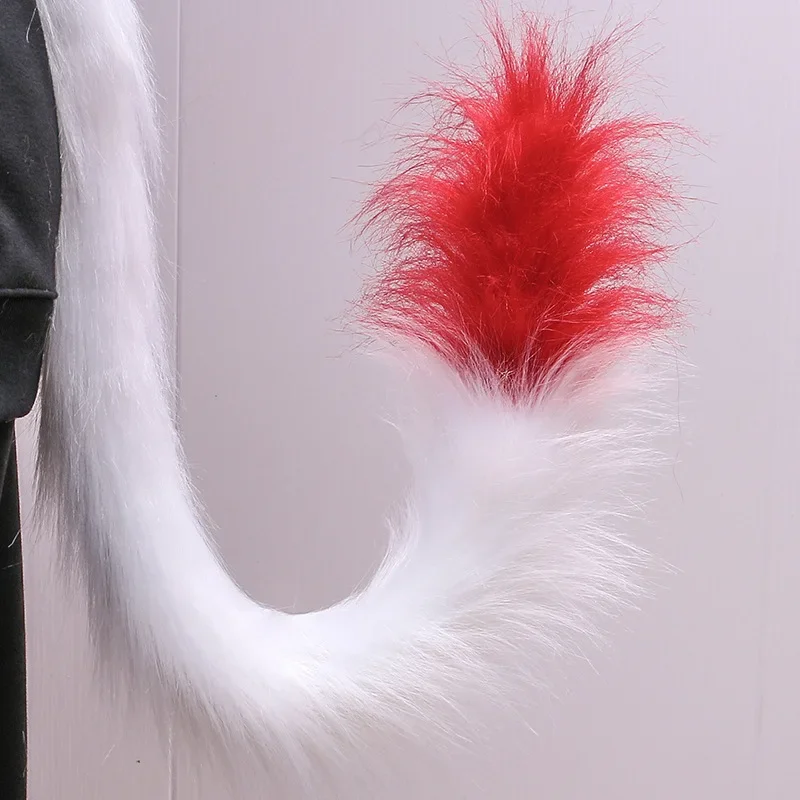 Furry Fox-変装アクセサリー,動物の尻尾,80cm,パーティーの装飾,ファンシードレス,アニメの衣装,ハロウィーン,クリスマス