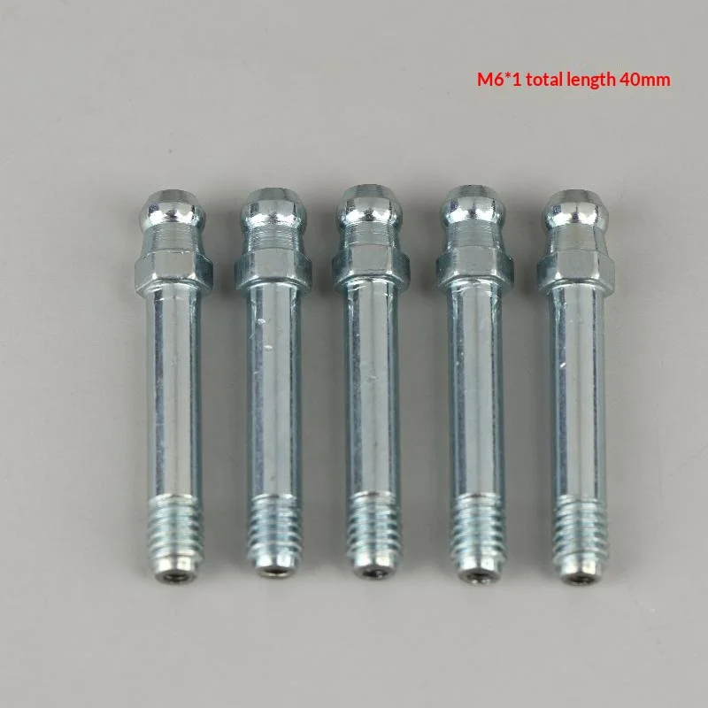 5Pcs Metric Grease Nipple Lengthened Zerk Connector M6 M8 M10 Durable Fitting for Automotive Lubrication System