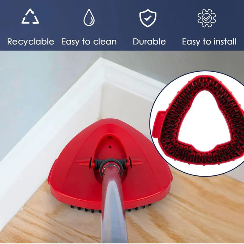 Für O-Zeder und Vileda Easywring 1 Tanks ystem wasch bar Mop Pad Dreieck rotierender Mop Kopf Basis Peeling Mop Bürsten kopf Zubehör – Detail 12