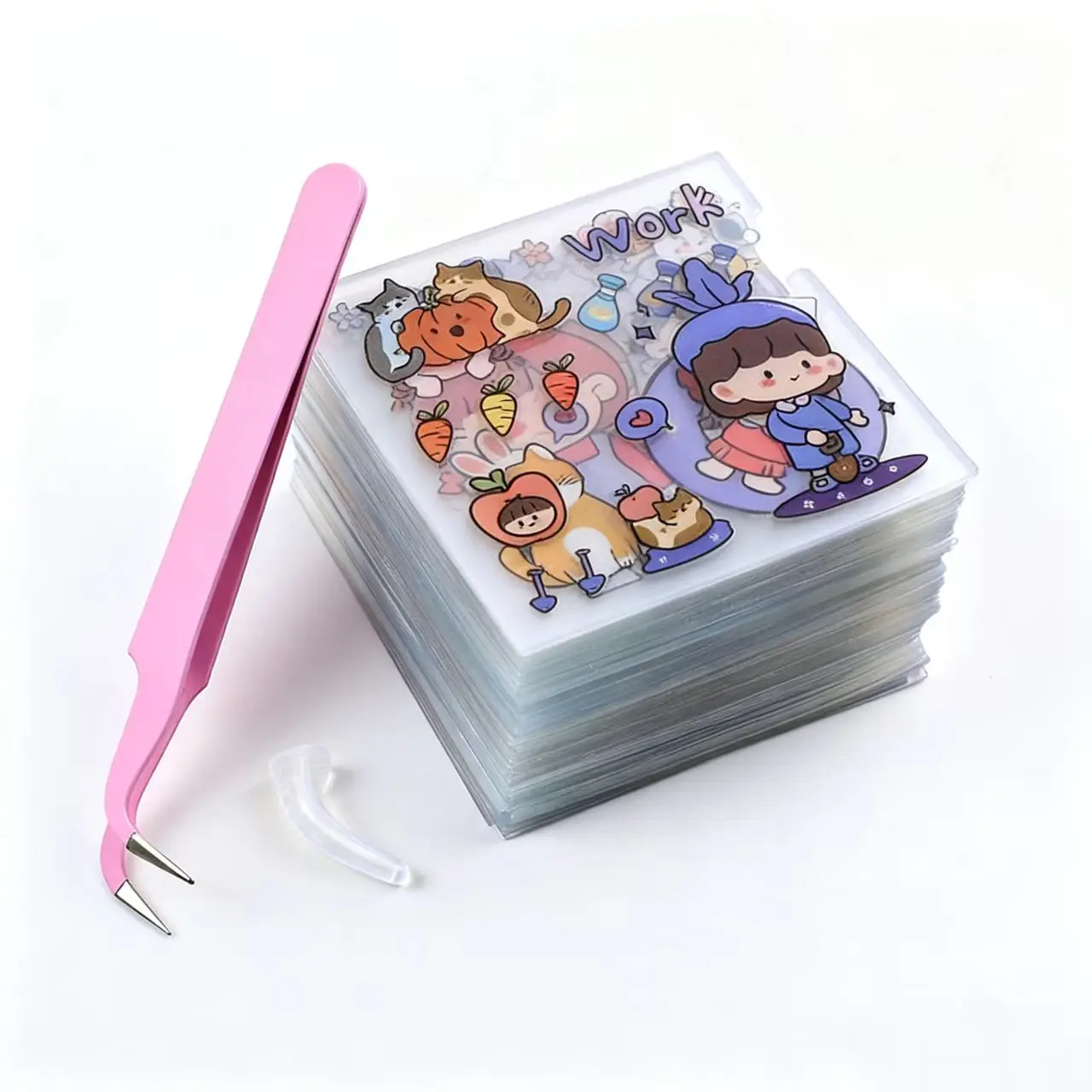 100 قطعة/الحقيبة Kawaii غير تكرار زيت مقاوم للماء مقاومة كمية كبيرة ملصقات Instagram-Style الأمتعة والمخطط DIY بها بنفسك