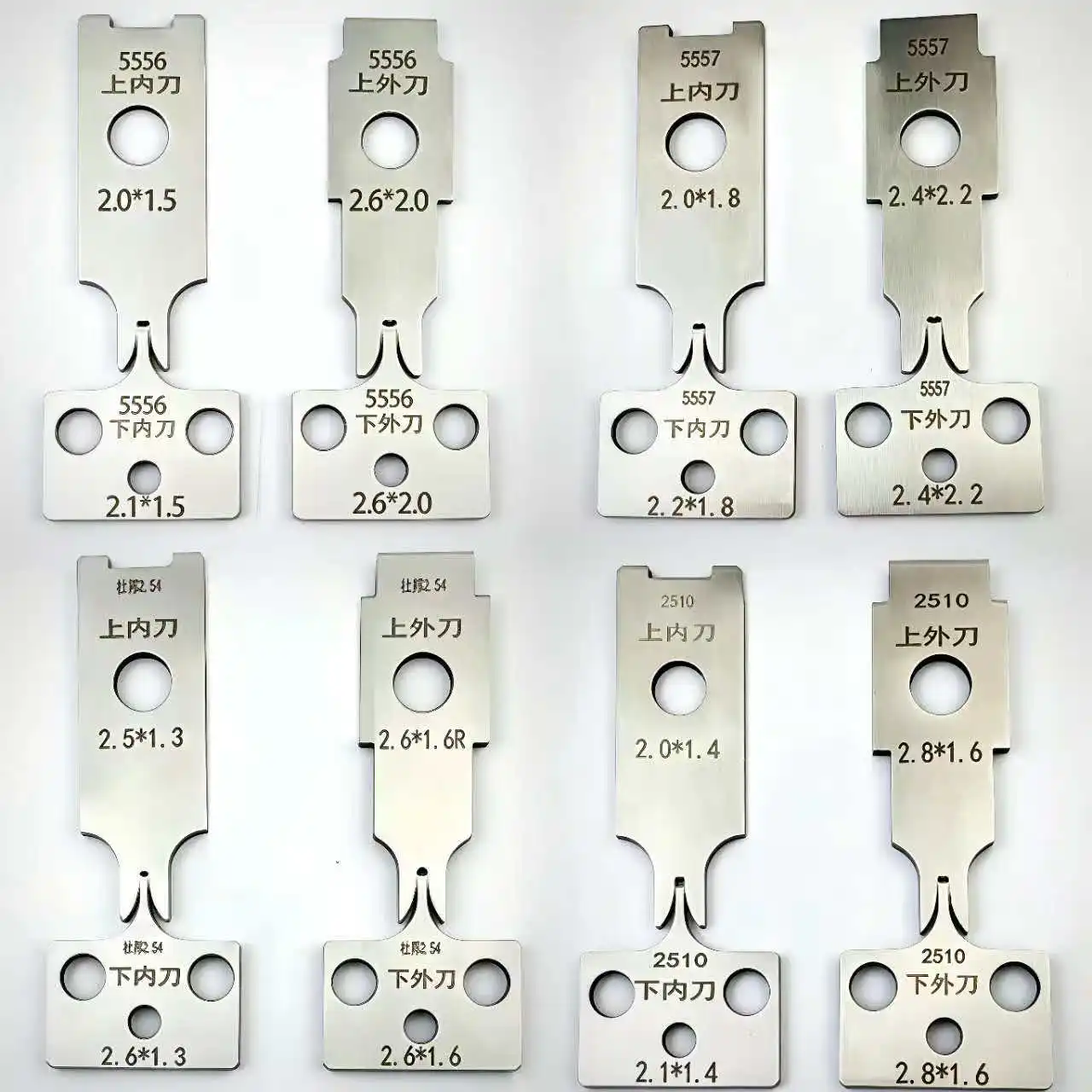 Precision OTP Standard Crimping Die – Upper/Lower Cutting Blades, Terminal Crimper Accessories, Single Cold Crimping Tool