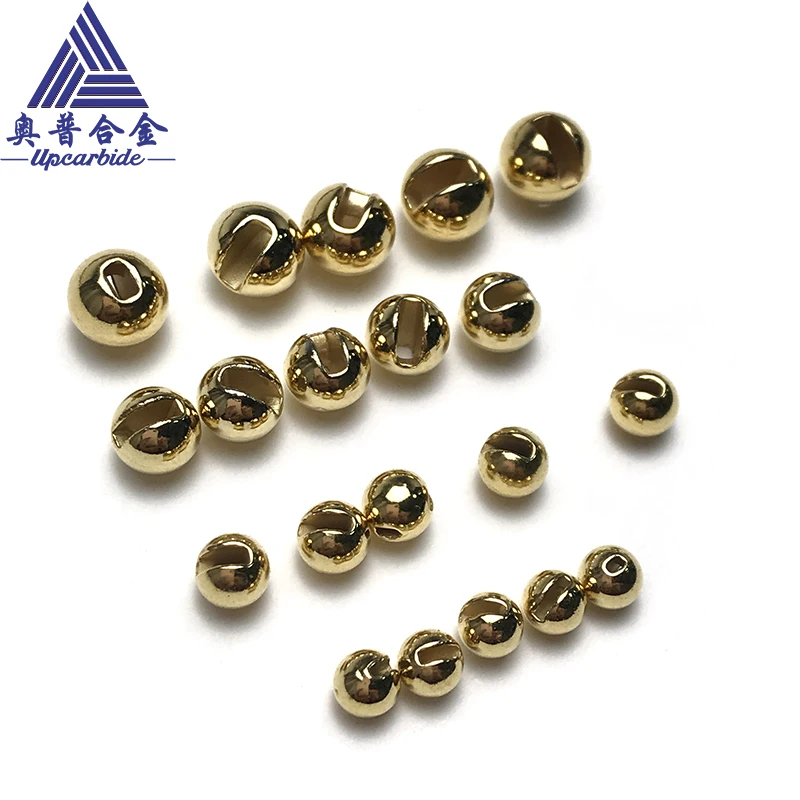 Fly Tying Tungsten Beads,Slotted Tungsten Nymph Head Ball for Fly Tying Materials, 2.3mm 2.5mm 3.0mm 3.5mm 4.0mm