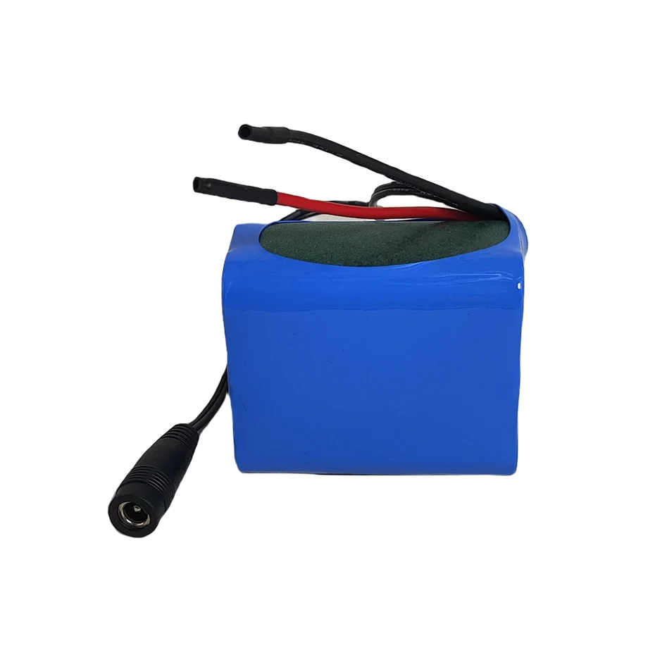 FTJLDC 12V 5Ah Rechargeable Battery 3S2P 11.1V /12.6V 5000mAh 18650 cell pack with 5A BMS for LED Lamp Light Backup Powe Etc