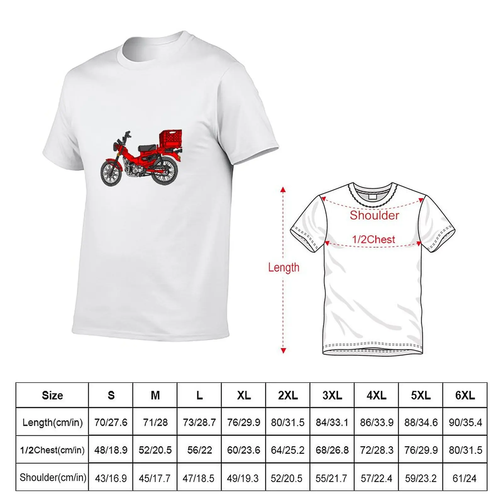 Trail Bike Drawing T-Shirt Quick Dry Training Short Sleeve Tee