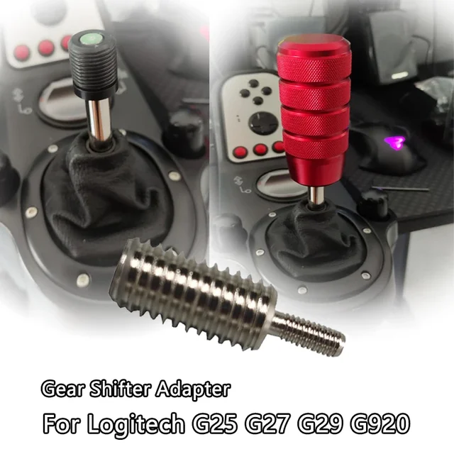 Ręczny adapter zmiany biegów dla Logitech G25 G27 G29 G920 modyfikacja akcesoria ze stopu aluminium spersonalizowana głowica przekładni