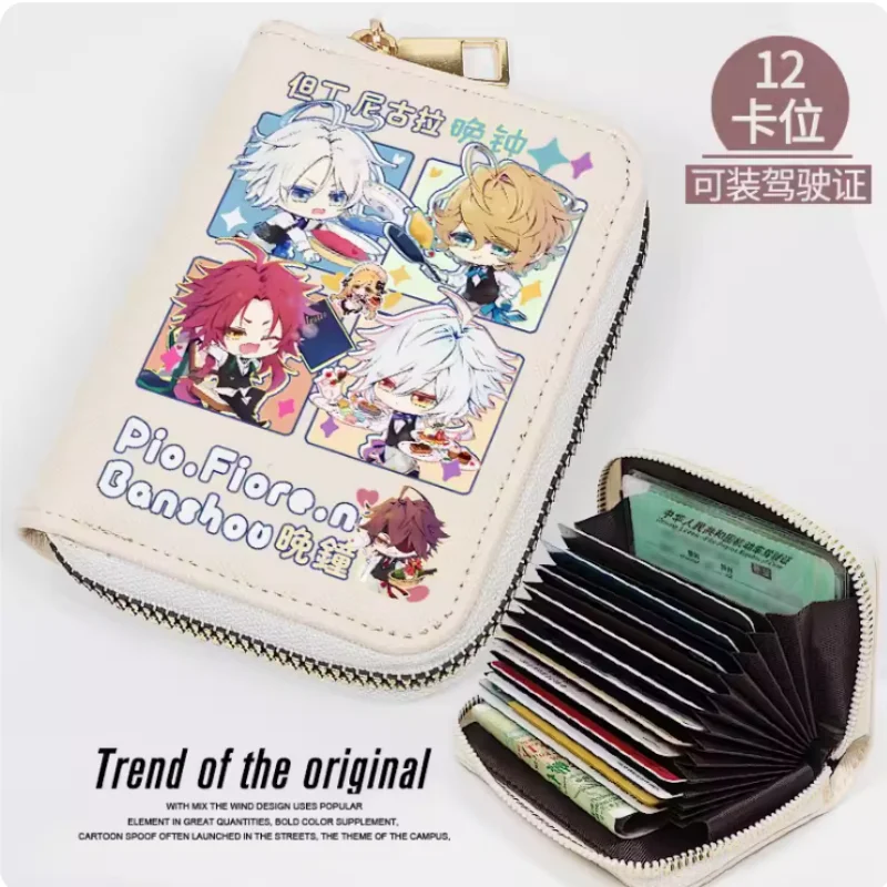 

Anime Pio Fiore no Banshou Zipper Wallet Women Fold Bag Multi Card Coin Pocket Holder Fashion Wallet Gift