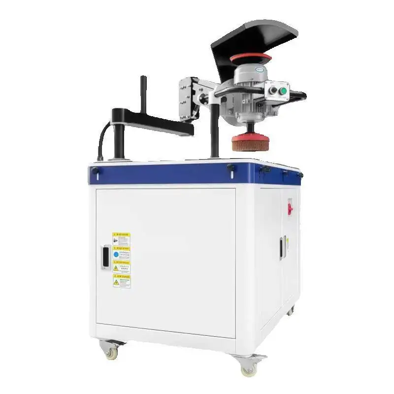 Deburring Manual Grinder With Brush Disc Heads For Complete Metal Surface Processing And Finishing Hine