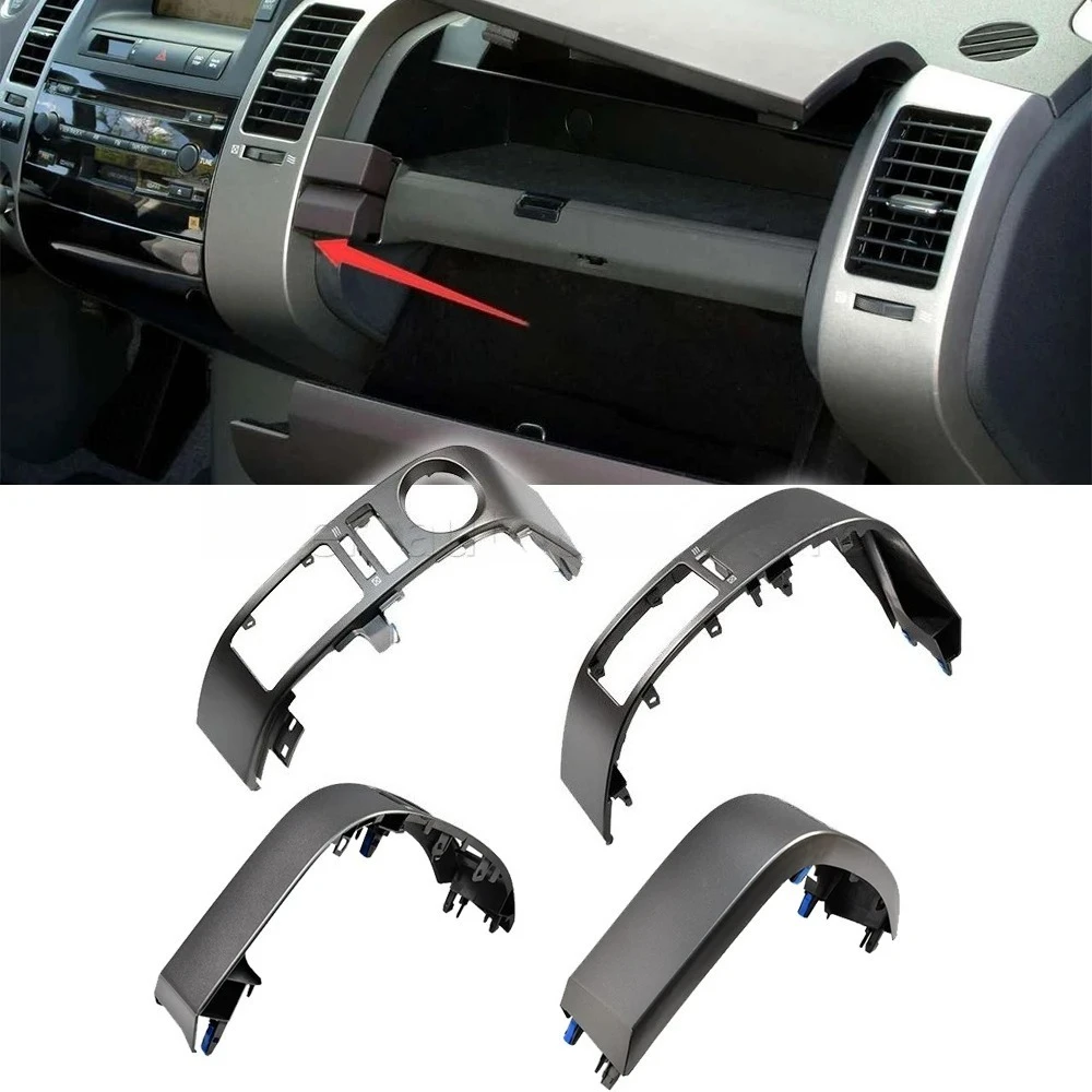 Para Toyota Prius 2004-2009 cubierta  Panel  salida  aire acondicionado tablero cromado rejillas  ventilación molduras d