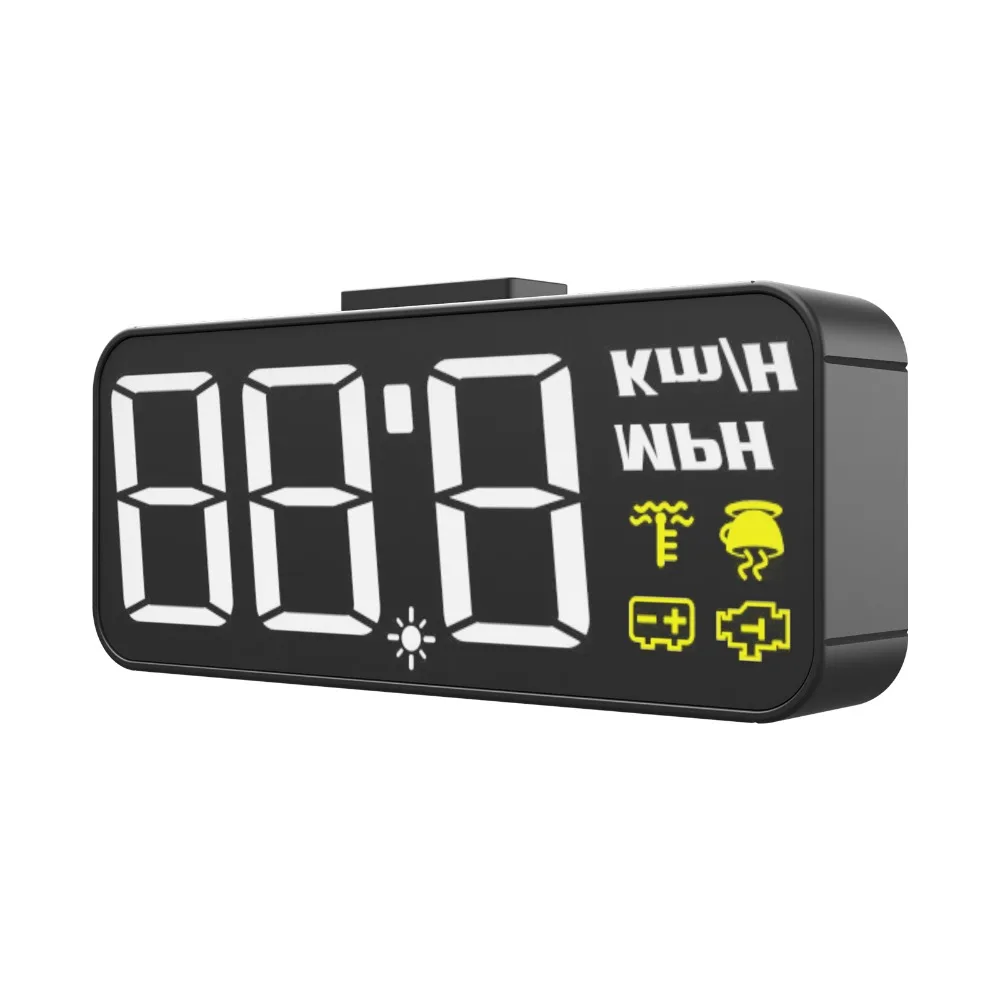 

Car Mounted HUD Head Up Display OBD Driving Computer HD Speed Water Temp Voltage Windshield Projector H90S