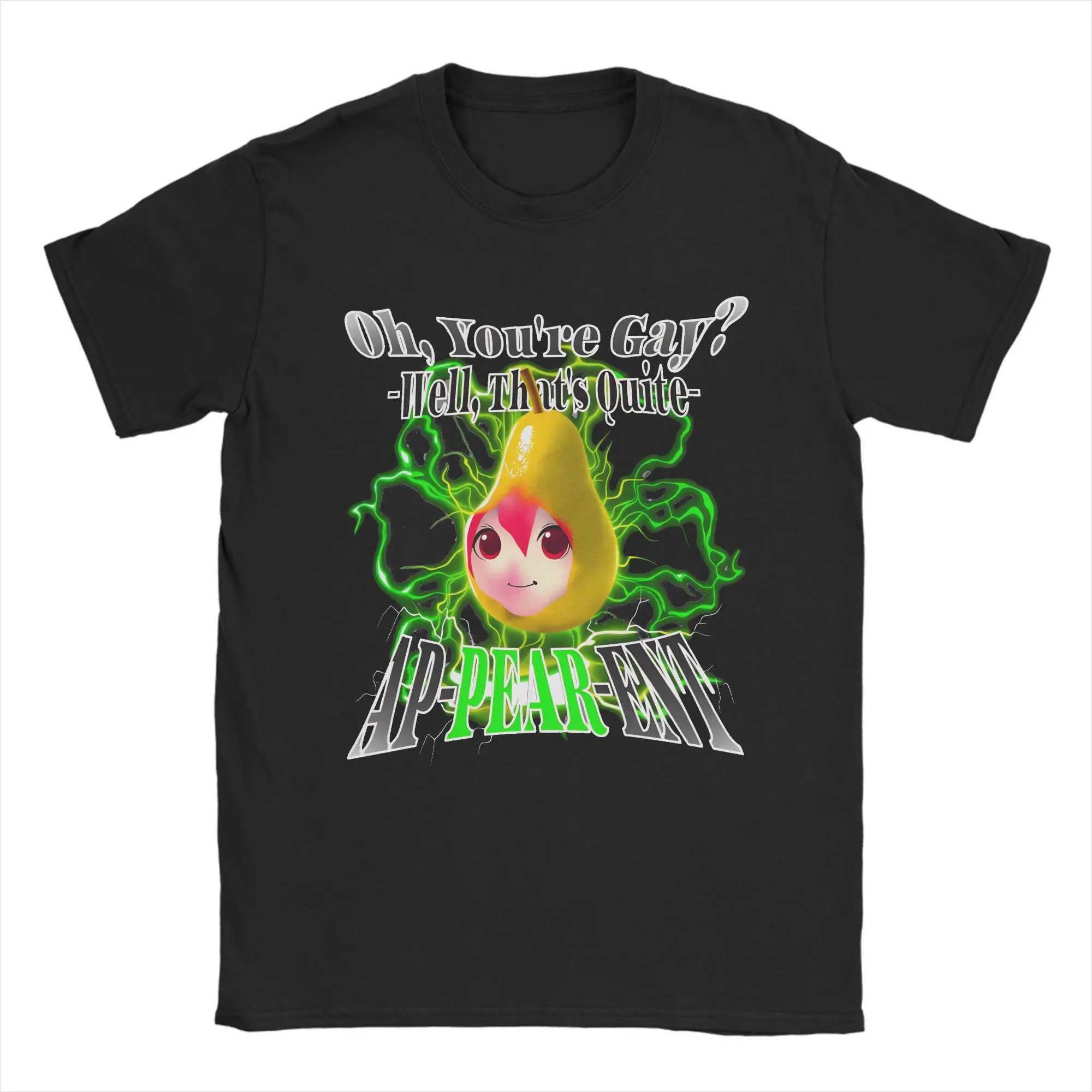 I Love You Kasane Teto  PearChance Cotton T-Shirt For Men Summer  Y2K Retro T Shirts O Neck Hip Hop Tees Oversized Print Clothes