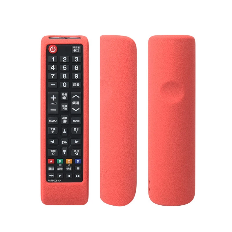 Para samsung caso tv aa59-00816a 00813a 00611a 752a caso de controle uma distância de controle de proteção remota de transporte de silício