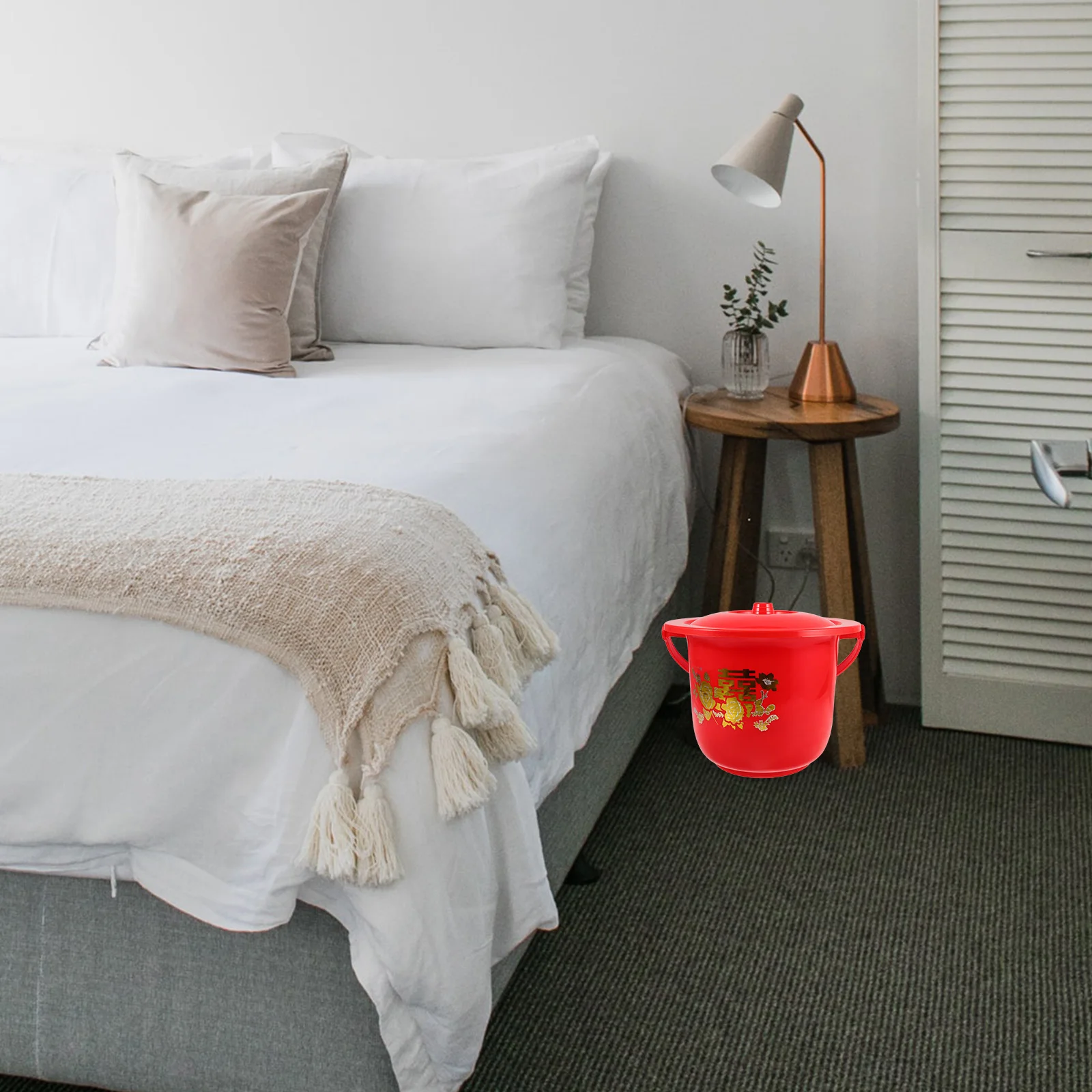 

Портативный прикроватный горшок с крышкой, легкий, для пожилых женщин, детей, для ночного использования дома, в путешествиях, на природе, у кровати, в ванной, для кемпинга