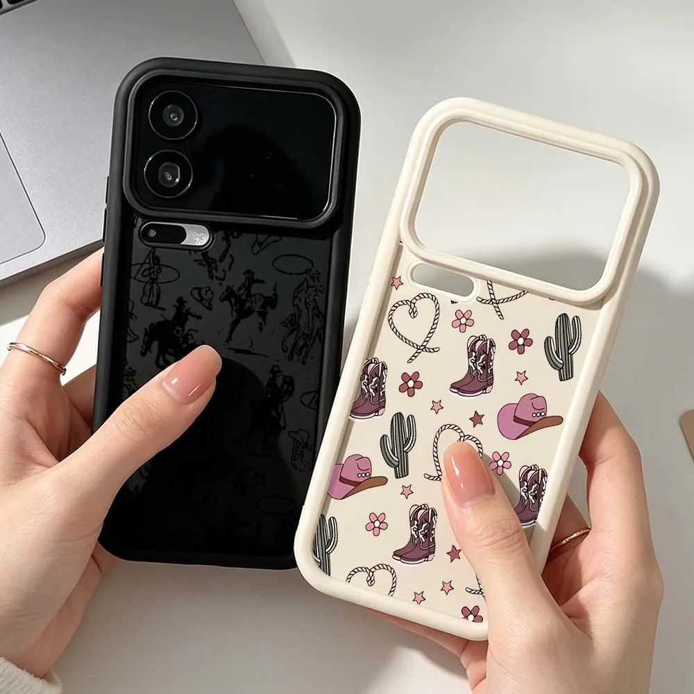 Cowboy Boot Pattern For Xiaomi Mi 17 15 14 14T 12 12T 12S 11 11X 11i 9T Lite Pro Max 5G Eye Ladder Cover Phone Case view 2