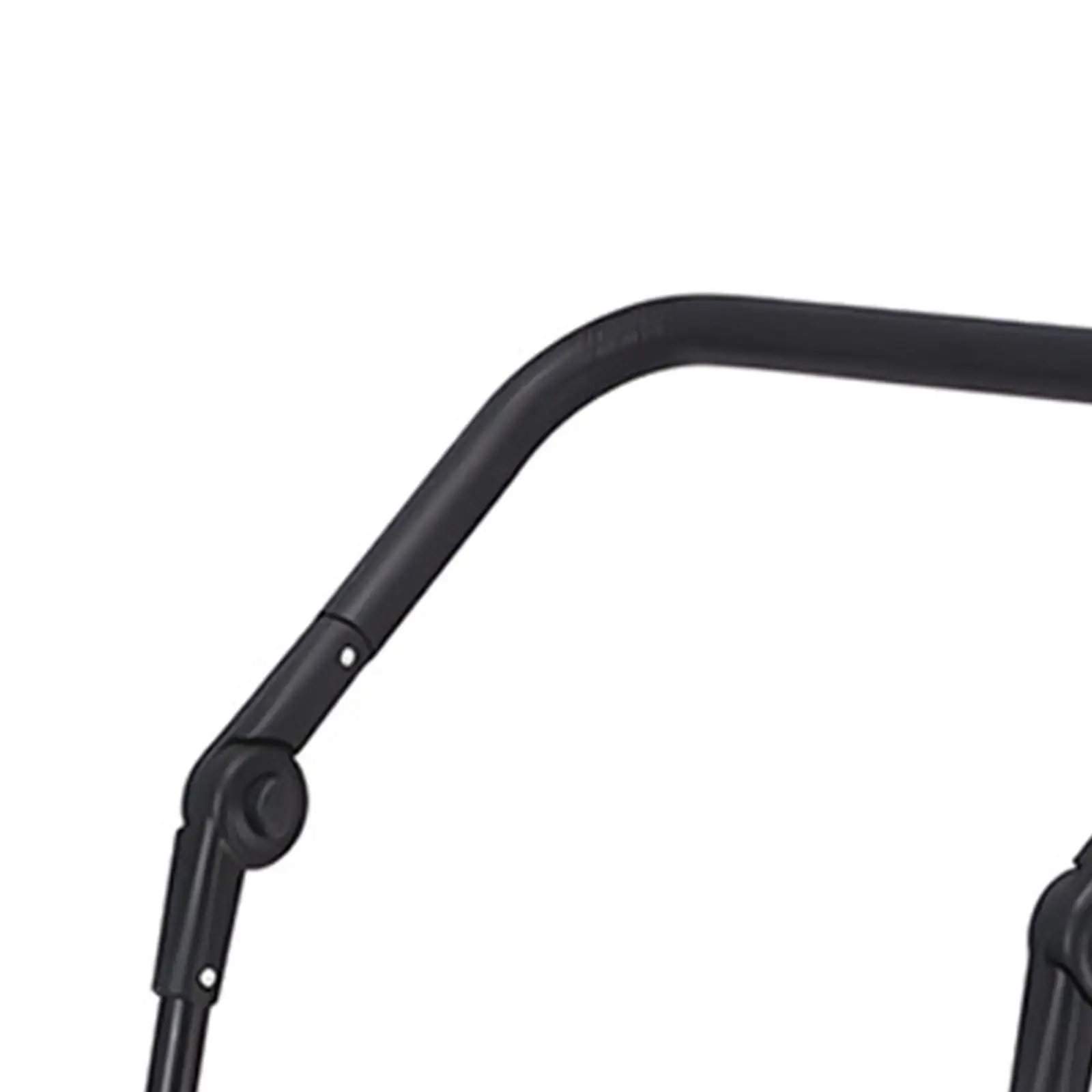 Foldable Trolley Handle Replacement PVC Adjustable Push Pull Bar Spare Part for Wagon Garden Cart Camping Accessory