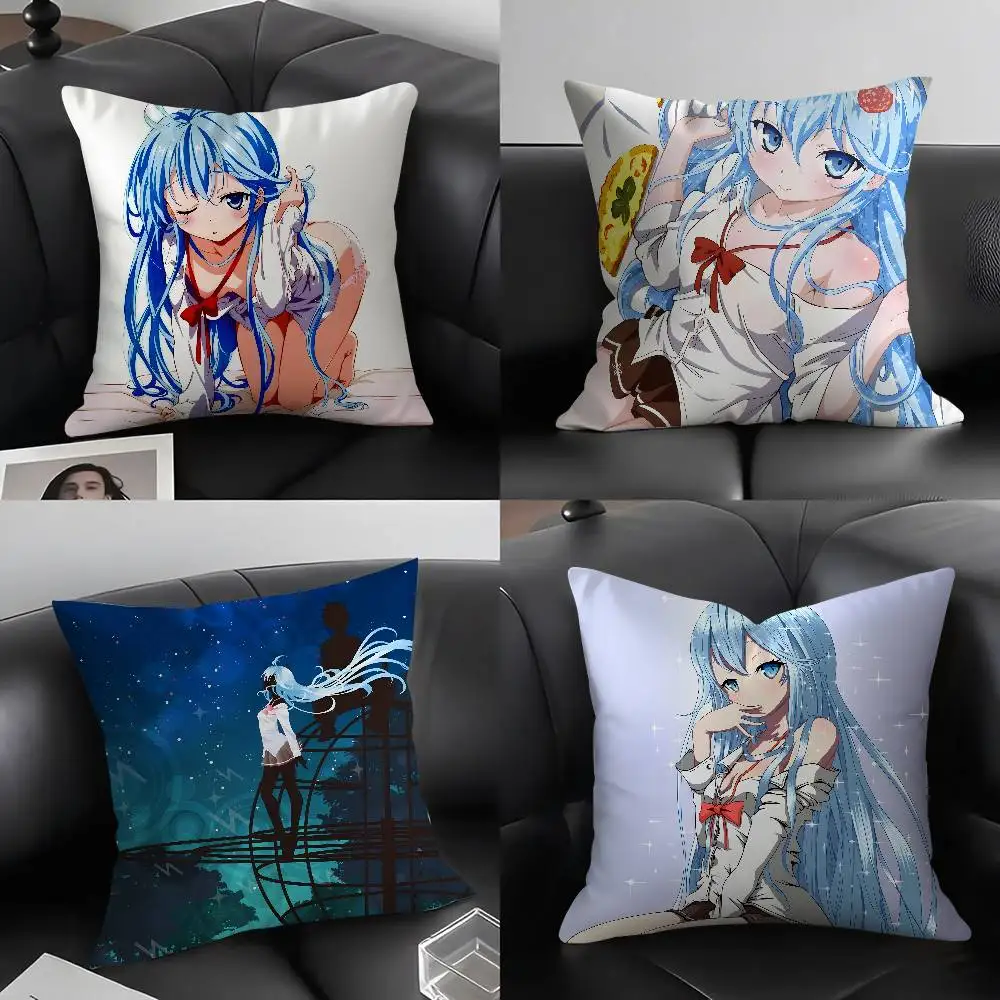 

Anime D-Denpa Onna To Seishun OtokoS Pillow Case Soft Plush Fabric Double Sided Print Decorative Home Living Room Gift Cushion