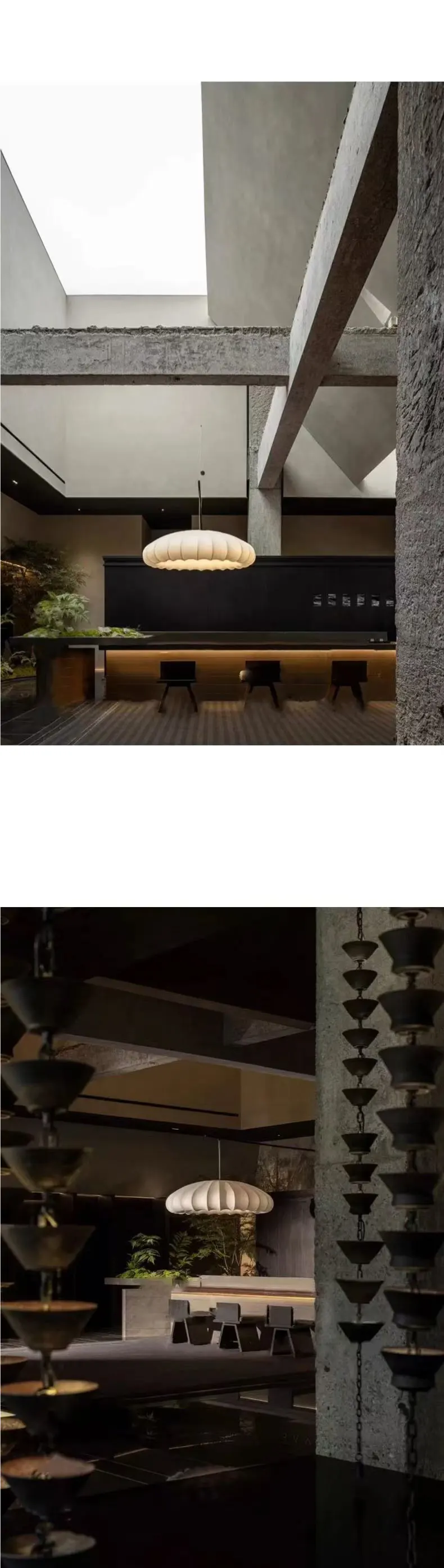 Nordic Bar LED Pendant Light Fabric E27