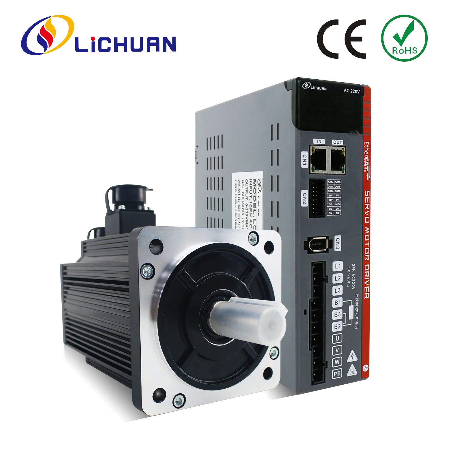 LC30E50E 1/1.3/1.5/2/2.3/2.6/3.8KW وحدة تحكم محرك سيرفو 220 فولت 4 ~ 13.5A 1500/2500 دورة في الدقيقة 4/5/6/7.7/10/15N.m محرك سيرفو يعمل بالتيار المتردد عدة #6