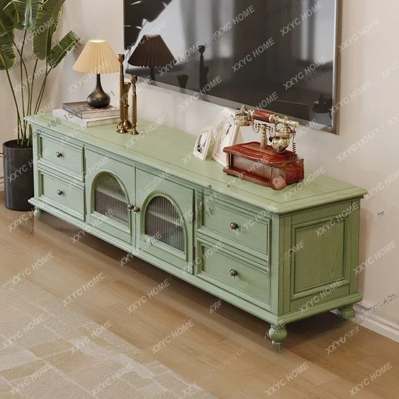 LPremium Trendy Tv Stand Drawers Storage Luxury Beauty Tv Stand Glamour Design  Room Furniture