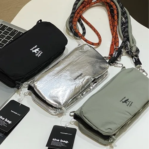 Topologie 2025 nuevo bolso cruzado deportivo impermeable para tazas de agua, nicho y versátil, bolsa de almohada para un solo hombro y axila